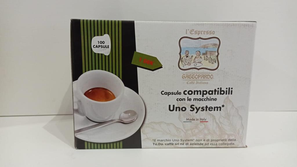 GATTOPARDO  CAPSULE DEK COMPATIBILI CON LE MACCHINE UNO SYSTEM
