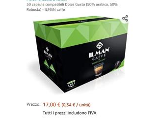 DOLCE GUSTO ILMAN CAFFE'