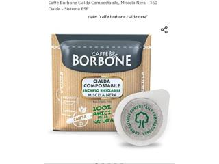 CAFFE' BORBONE  CIALDA COMPOSTABILE MISCELA NERA PER CIALDE BORBONE CIALDE NERA
