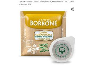 CAFFE' BORBONE  CIALDA COMPOSTABILE MISCELA ORO  SISTEMA ESE